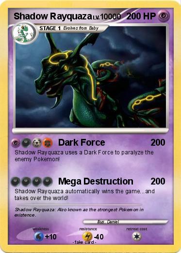 Pokemon Shadow Rayquaza