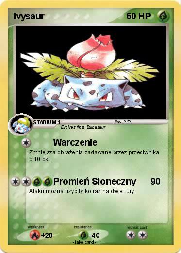 Pokemon Ivysaur