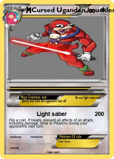 Pokemon Cursed Ugandan knuckles