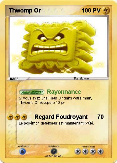 Pokemon Thwomp Or