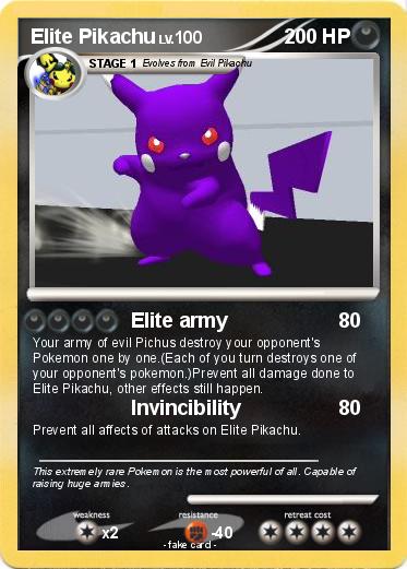 Pokemon Elite Pikachu