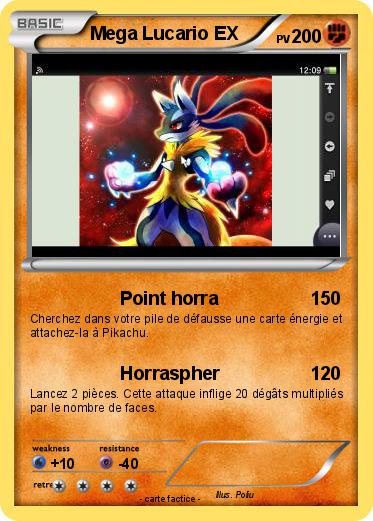 Pokemon Mega Lucario EX