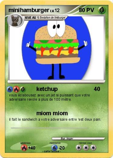 Pokemon minihamburger