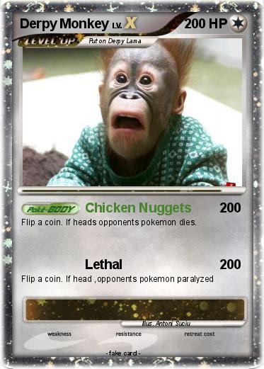 Pokemon Derpy Monkey