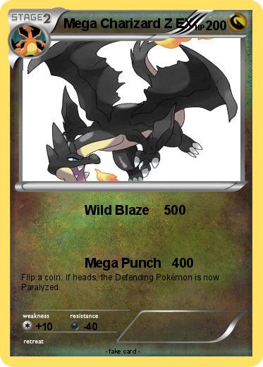 Pokemon Mega Charizard Z EX