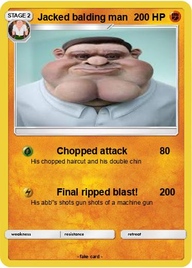 Pokemon Jacked balding man