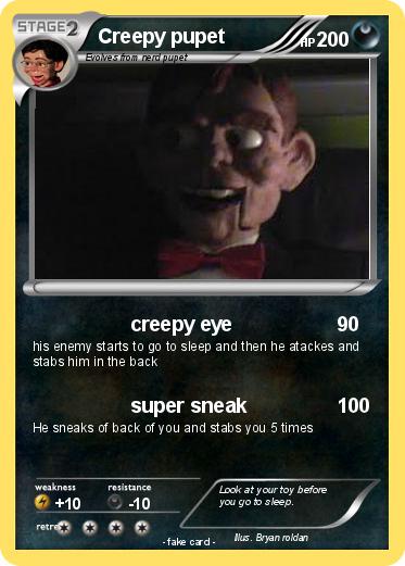 Pokemon Creepy pupet