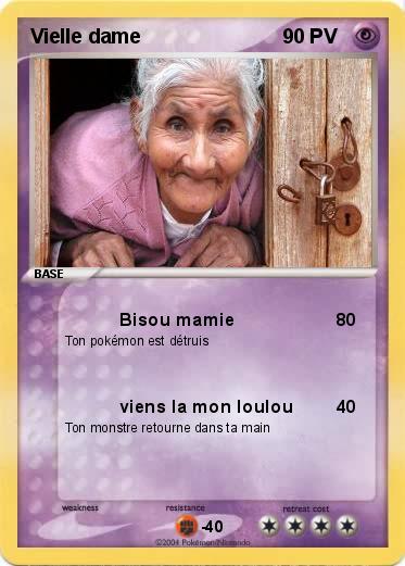 Pokemon Vielle dame