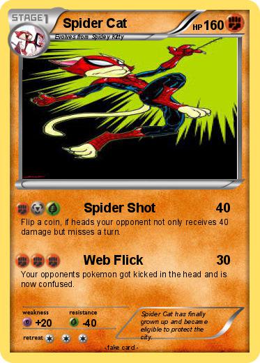 Pokemon Spider Cat