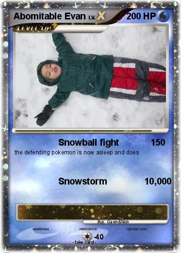 Pokemon Abomitable Evan