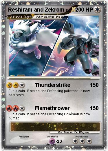 Pokemon Reshiram and Zekrom