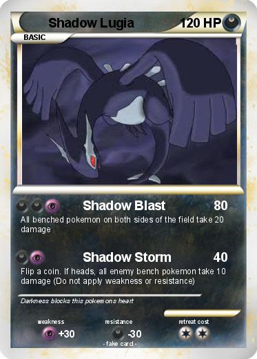 Pokemon Shadow Lugia