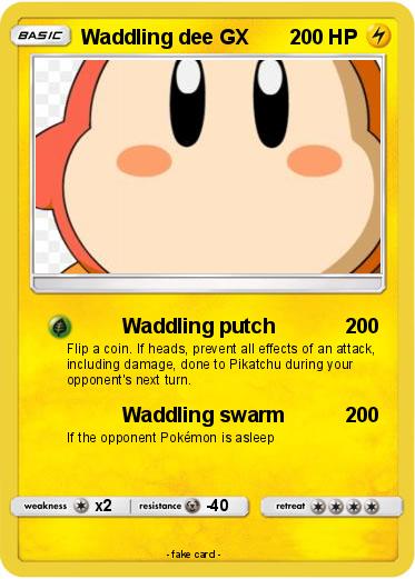 Pokemon Waddling dee GX