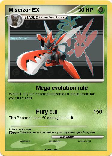 Pokemon M scizor EX