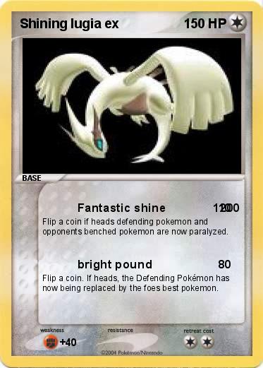 Pokemon Shining lugia ex