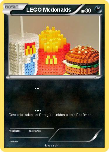 Pokemon LEGO Mcdonalds