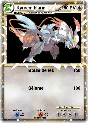 Pokemon Kyurem blanc