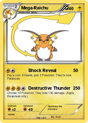 Pokemon Mega-Raichu               2