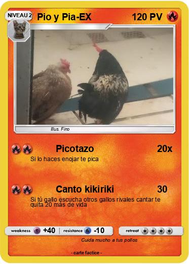 Pokemon Pio y Pia-EX