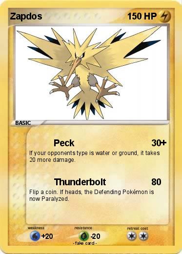 Pokemon Zapdos