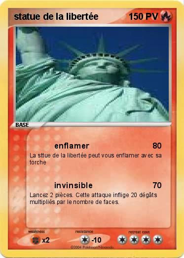 Pokemon statue de la libertée