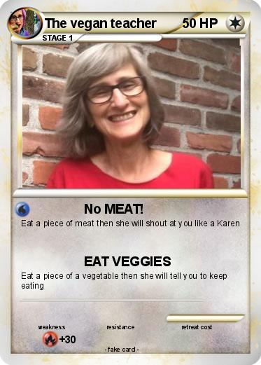 Pokemon The vegan teacher