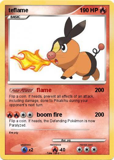 Pokemon teflame