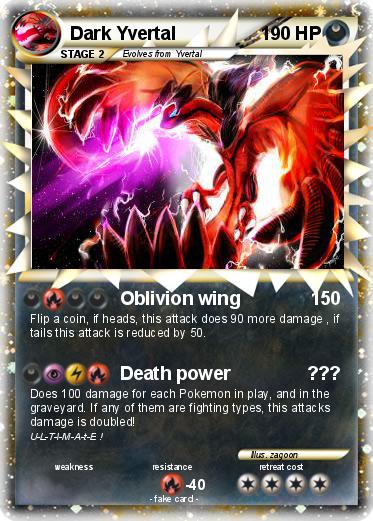 Pokemon Dark Yvertal