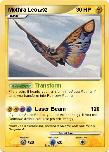 Pokemon Mothra Leo