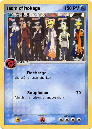 Pokemon team of hokage 
