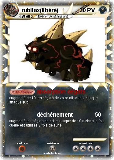 Pokemon rubilax(libéré)