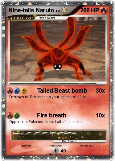 Pokemon Nine-tails Naruto