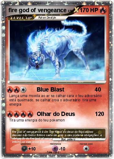 Pokemon fire god of vengeance