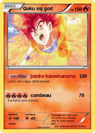 Pokemon Goku ssj god