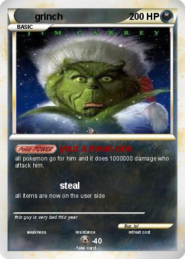 Pokemon grinch