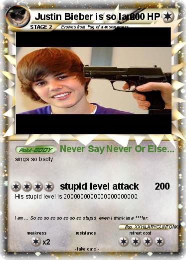Pokemon Justin Bieber is so lame