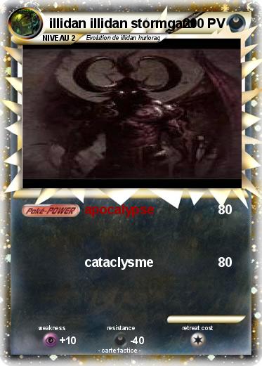 Pokemon illidan illidan stormgard