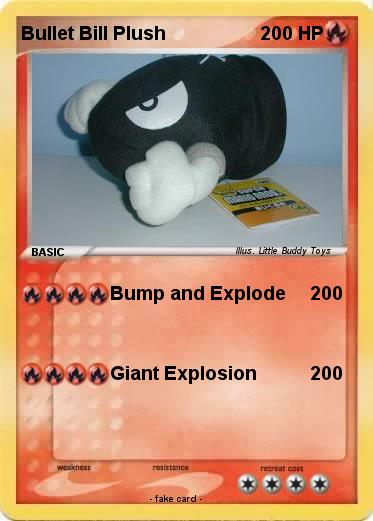 Pokemon Bullet Bill Plush