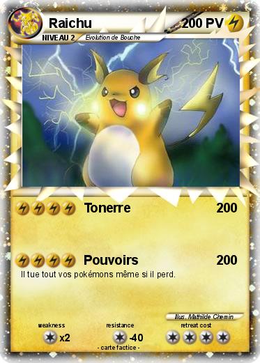 Pokemon Raichu