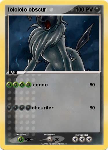 Pokemon lolololo obscur                 