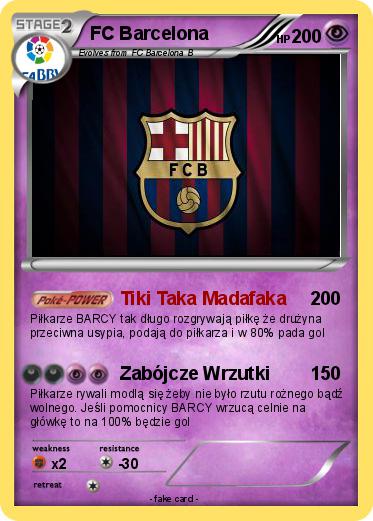 Pokemon FC Barcelona