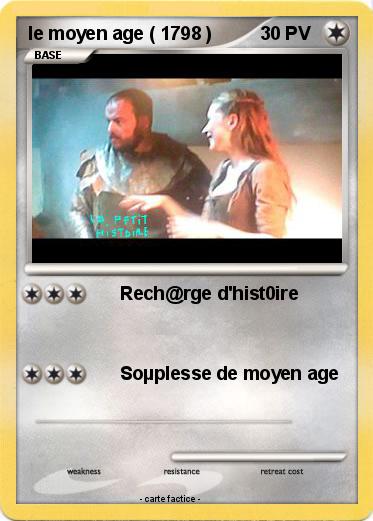 Pokemon le moyen age ( 1798 )