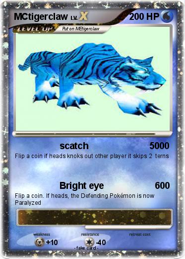 Pokemon MCtigerclaw
