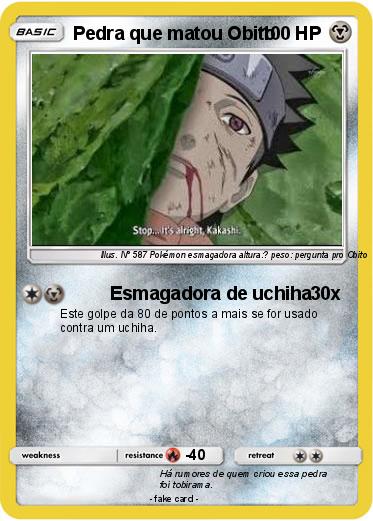 Pokemon Pedra que matou Obito