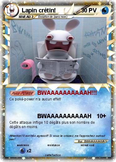 Pokemon Lapin crètin!