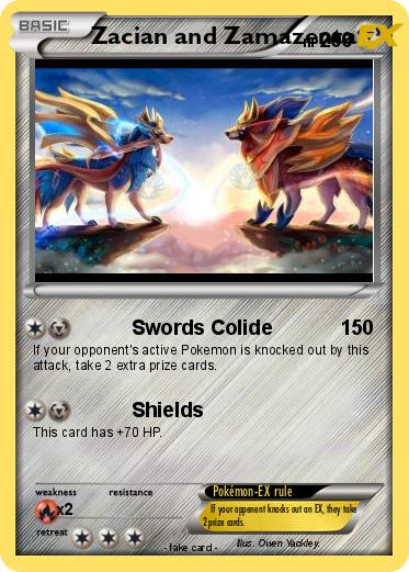 Pokemon Zacian and Zamazenta