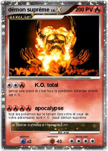 Pokemon démon suprème