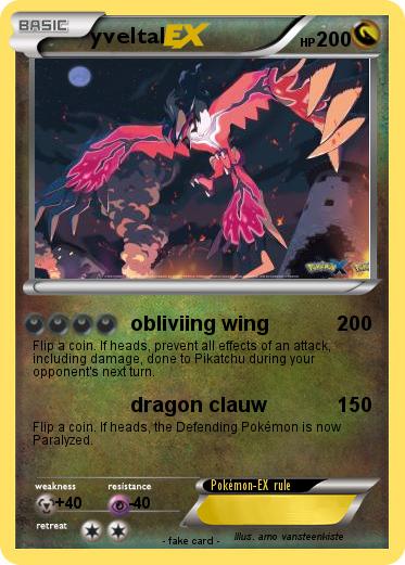Pokemon yveltal