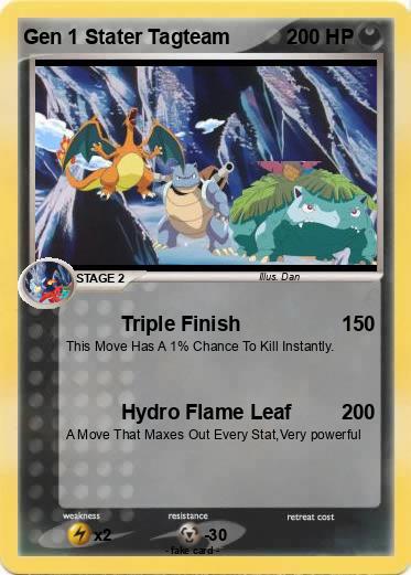 Pokemon Gen 1 Stater Tagteam