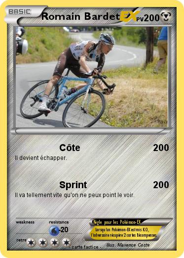 Pokemon Romain Bardet